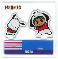 【中古】アクリルスタンド・アクリルパネル TAKAHIRO(EXILE) アクリルスタンド 「居酒屋えぐざいる×ポチャッコ」 着ぐるみグッズ個別オンラインガチャ景品