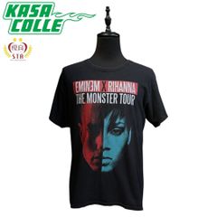 【EMINEM×RIHANNA】エミネム×リアーナ "THE MONSTER TOUR 2014" Tシャツ　 L相当