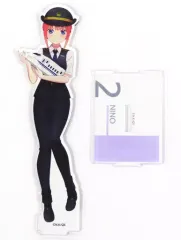 【中古】アクリルスタンド・アクリルパネル 中野二乃 アクリルスタンド 「JR東海×五等分の花嫁∽」