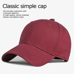 帽子 キャップ メンズ レディース 無地 シンプル 野球帽 定番 Solid CAP アクセサリー プレゼント ギフト 父の日 7987886 (ワイン)