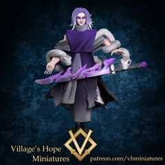 Village's Hope Miniatures | six sword demon poison blade demon 28mm | 3Dプリント ミニチュア TRPG