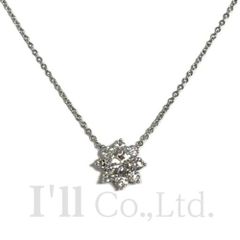 HARRY　WINSTON　ハリーウィンストン　サンフラワー　ミニ　ネックレス　PEDPNA003SF　PT950　ダイヤモンド約0.80ct　ブランドジュエリー　アクセサリー　ペンダント　プラチナ　ヒマワリ【中古】【74996】