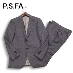 新品未使用】P.S.FAチャコールグレーストライプ 2パンツスーツA5