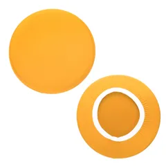 uxcell 2個セット スツールカバー ラウンド バースツールシートカバー イエロー 洗える ゴムバンド付き バースツールチェアカバー 11-14インチの椅子に対応