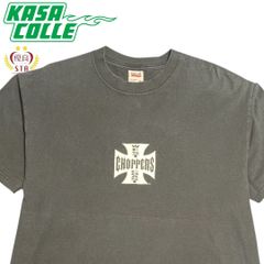 【WEST COAST CHOPPERS】 ウエストコーストチョッパーズ 　アイアンクロスロゴTシャツ黒
