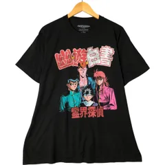 古着 YUYUHAKUSHO 幽遊白書 アニメ キャラクタープリントTシャツ メンズXL相当/eaa554735