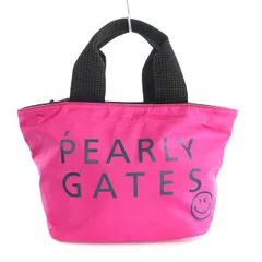 パーリーゲイツ PEARLY GATES ロゴデザイントートバッグ ハンドバッグ ナイロン ピンク /YO2のサムネイル