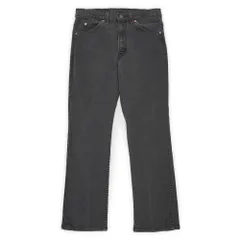 リーバイス Levi's 90s 90年代 517 ブラックデニムパンツ STRETCH ストレッチ ブーツカット フレア MADE IN USA アメリカ製 ヴィンテージ 古着 メンズ ズボン パンツ 黒 W30 L30【中古】