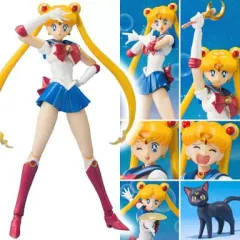 【中古】フィギュア [初回特典付] S.H.Figuarts セーラームーン 「美少女戦士セーラームーン」