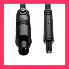 Chaslean ドライブレコーダー 延長ケーブル リアビューカメラ延長ケーブル 24v/12v 4ピン 4M バックカメラに専用 防水 防震 (ブラック)