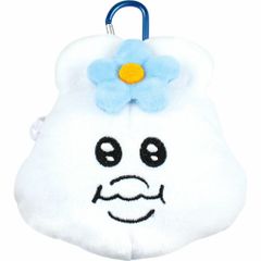 んぽちゃむ　カラビナ付きぬいぐるみファスナーマスコット
