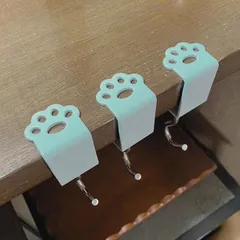 S.T.S.G テーブルフック バッグハンガー カバン掛け デスク 机 可愛い 動物 3個セット 収納 回転 コンパクト 頑丈(カラフル)