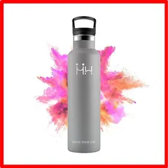 【匿名配送】 1000ML_8Cグレー-A KollyKolla 水筒 1000ml 真空断熱 保温 保冷 水筒 直飲み ストロー付き水筒 洗いやすい 漏れにく