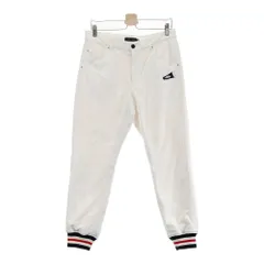 サイズ：M ROUGH&SWELL ラフアンドスウェル 2024年モデル 裏フリース ジョガーパンツ  ホワイト系 [240101394197] ゴルフウェア メンズ ストスト