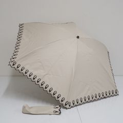 サンバリア100 完全遮光折日傘 USED品 2段折 コンビ ホワイト