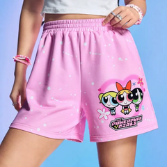 ☆輸入☆パワーパフガールズ　powerpuff girls ハーフパンツ　ジャージ　ズボン