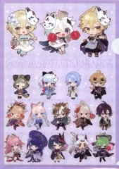 【中古】クリアファイル 集合 A4ちびキャラクリアファイル 「原神×SWEETS PARADISE -櫻舞万雷-」
