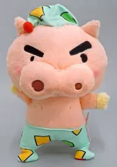 【中古】ぬいぐるみ ぶりぶりざえもん パジャマパーティーでっかいぬいぐるみ～遊んじゃうゾ～ 「クレヨンしんちゃん」