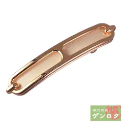 Hermes エルメス バレッタ ルリモチーフ ラッカーメタル 大人気 バレッタ-《ルリ》-pm--241047G