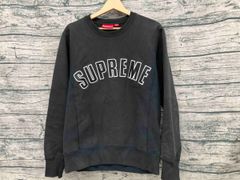 カナダ製 supreme アーチロゴ スウェットスタジャン M ネイビー - メルカリ