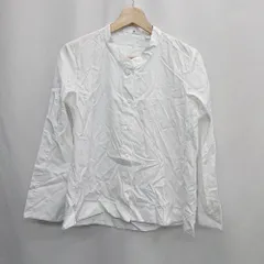 ◇ Θ UNIQLO ユニクロJ 長袖 スタンドカラーシャツ サイズS ホワイト系 レディース E  【1505290053075】
