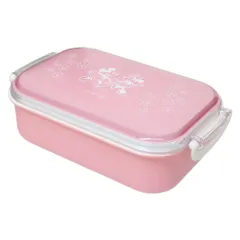 ミッキー＆ミニー お弁当箱 長角ランチ さくら柄 ディズニー ヤクセル ランチグッズ かわいい キャラクター グッズ 