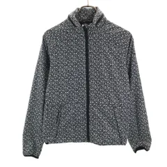 NIKE ナイキ 総柄 ウインドブレーカー M ブラック系 DRI-FIT レディース 古着