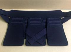 XX新品　剣道　防具　6mmピッチ刺　人工皮　古代紫飾り