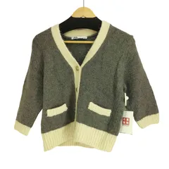 ザラ ZARA コントラストトリムニットカーディガン レディース import：M 