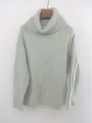 ◇ B:MING by BEAMS ビーミング by ビームス タートルネック 長袖 ニット セーター ブルー系 レディース E  【1304100022207】