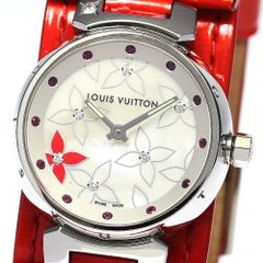 ルイ・ヴィトン LOUIS VUITTON Q121J タンブール ラブリーラック  6Pダイヤ クォーツ レディース箱・保証書付き_755837