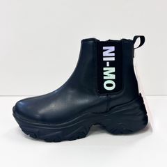 【新品】キッズ　サイドゴア　ブーツ　ニーモ　NM　J118　ブラック