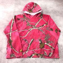 REALTREE 枯葉 派手 ビビットカラー リアルツリーカモ パーカー フーディ カモフラ柄 迷彩柄 総柄 ミリタリー 古着 USED Vintage ヴィンテージ