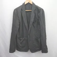 ◇ Φ NANO universe ナノユニバース カジュアル系 長袖 テラードジャケット サイズＸＬ グレー系 メンズ E  【1507160021719】