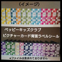 ペッピーキッズクラブ ピクチャーカード収納袋(特厚リフィル
