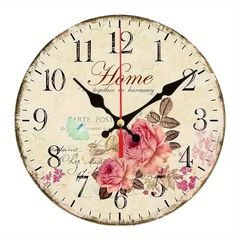 LAURA ASHLEY 掛時計 花柄デザイン ヴィンテージ - メルカリ