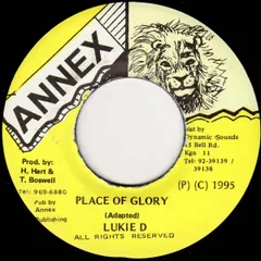 ジャマイカ7” Lukie D Place Of Glory NONE Annex /00080