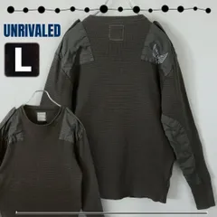 アンライバルド/UNRIVALED★ヘビーサーマル★ロンT/ロングスリーブTシャツ★ミリタリ調★メンズL  #2501J097のサムネイル