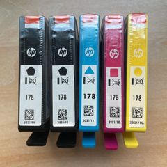 HP 純正新品 HP178 4色計5個セット インク