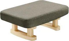 AZNABLE 正座椅子 あぐら クッション付き 和室 軽量 チェア(ブラウン,  41x30x18cm)のサムネイル