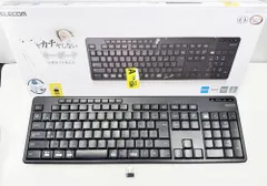 【HY】O【新古品】エレコム ワイヤレスキーボード 薄型メンブレン式 静音設計 テンキー付き Bluetooth対応 マルチペアリング5台対応 ブラック TK-FDM116SKTBK[送料無料(一部地域を除く)]HY002