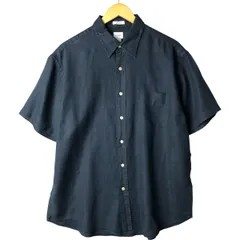 古着 ジェイクルー J.Crew 半袖 リネンシャツ メンズL相当/eaa566909