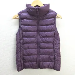 R■ユニクロ/UNIQLO ウルトラライトダウンベスト アウター ■紫系【S】 LADIES/70【中古】■