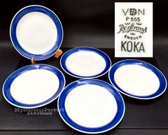 MZ688) Rorstrand KOKA 21cm プレート 5枚 セット 現状品