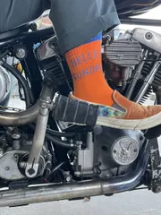 ヴィンテージホラーアート　スポタンハーレーナックルパンショベルアイアンエボ ヴィンテージホラーアート スポタンハーレーナックルパン