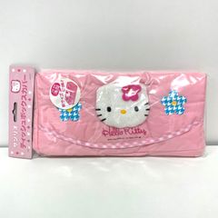 M0830C 当時物 レア 希少 ハローキティ ティッシュカバー レトロ サンリオ ピンク ティッシュボックスカバー インテリア 小物 KITTY