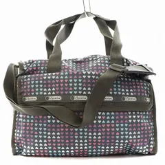 レスポートサック LesportSAC マザーズバッグ ショルダーバッグ ハンドバッグ 2way ハート柄 グレー ピンク 水色 ライトブルー /AN2 ■OF