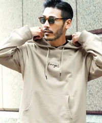 新品 未使用 並行輸入 KANGOL(カンゴール)KANGOL別注裏毛パーカー 210943 グレージュC