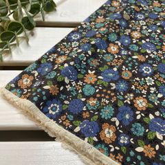 Yu088◇2.0m◇コットンリネン◇21◇graceful flower