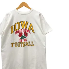 デッドストック!! 80s ビンテージ チャンピオン 4段 染み込み プリント Tシャツ L 白 コットン USA製 トリコタグ 80年代 アメリカ製 未使用品 vintage champion